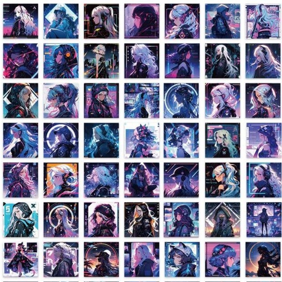 🀄️Punk Girl Sticker Bundle🀄️ - Picture 3 of 3